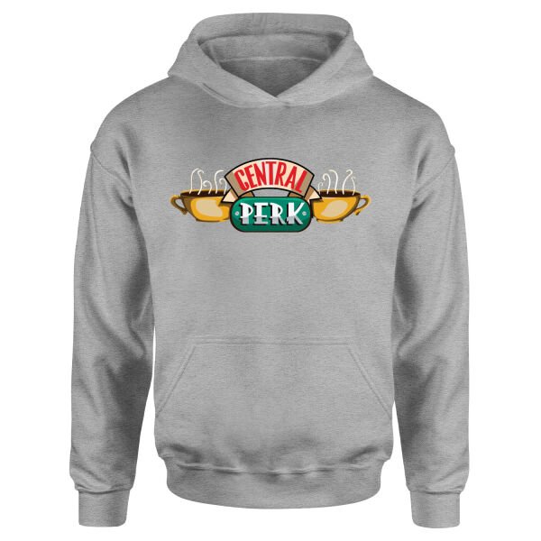 Central Perk Hoodie M - Gri