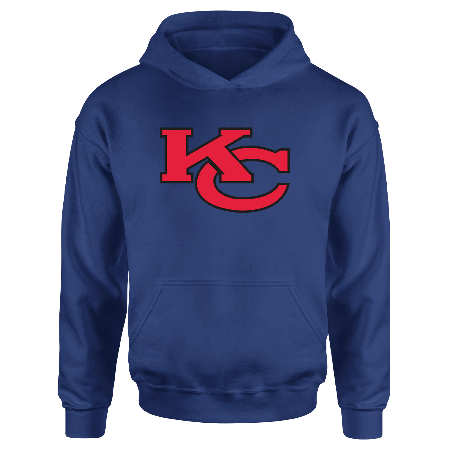 Chiefs, KC Hoodie XL - İndigo Mavisi