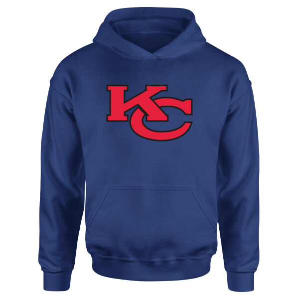 Chiefs, KC Hoodie XL - İndigo Mavisi