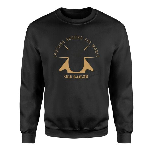 Old Sailor Sweatshirt M - Siyah