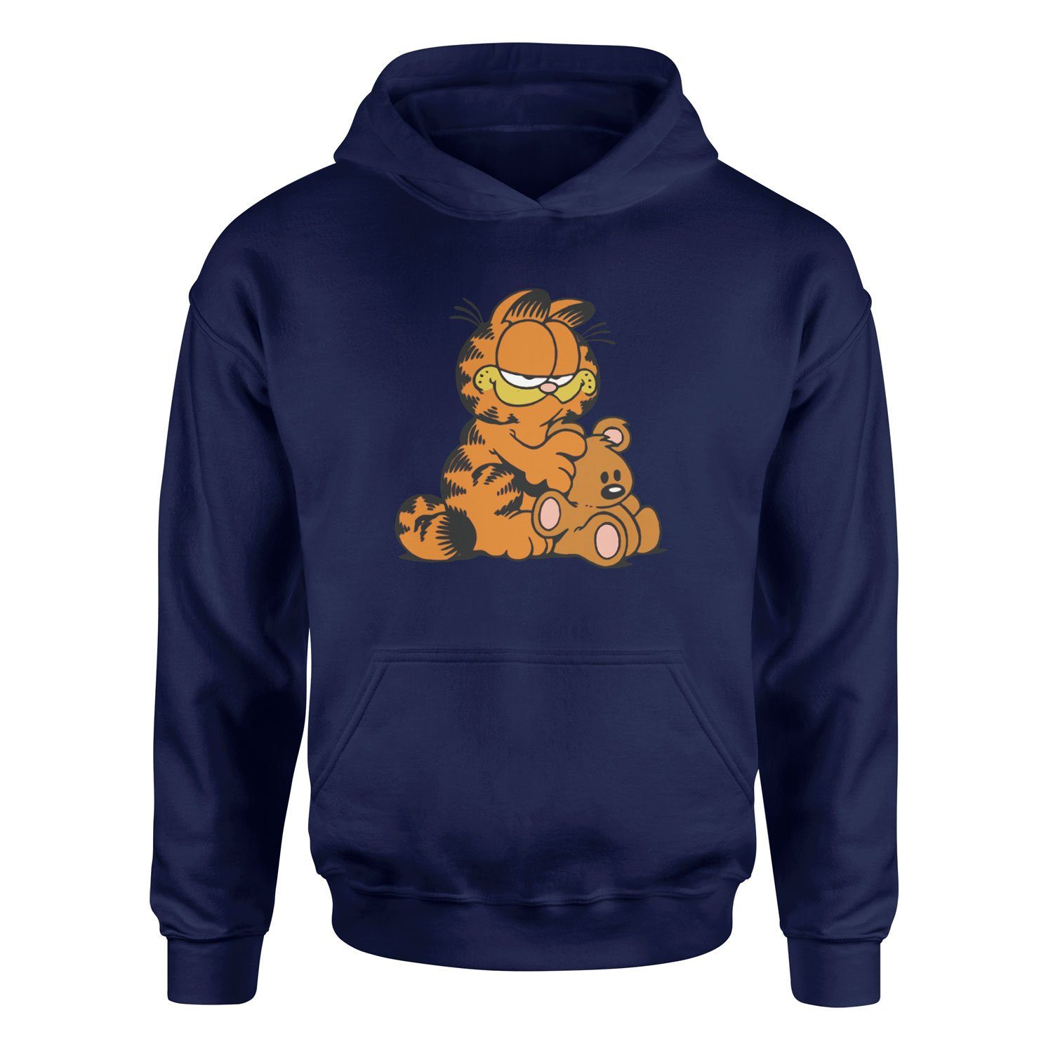 Garfield Hoodie S - Lacivert
