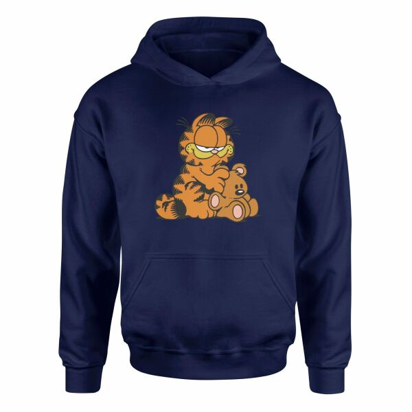 Garfield Hoodie S - Lacivert