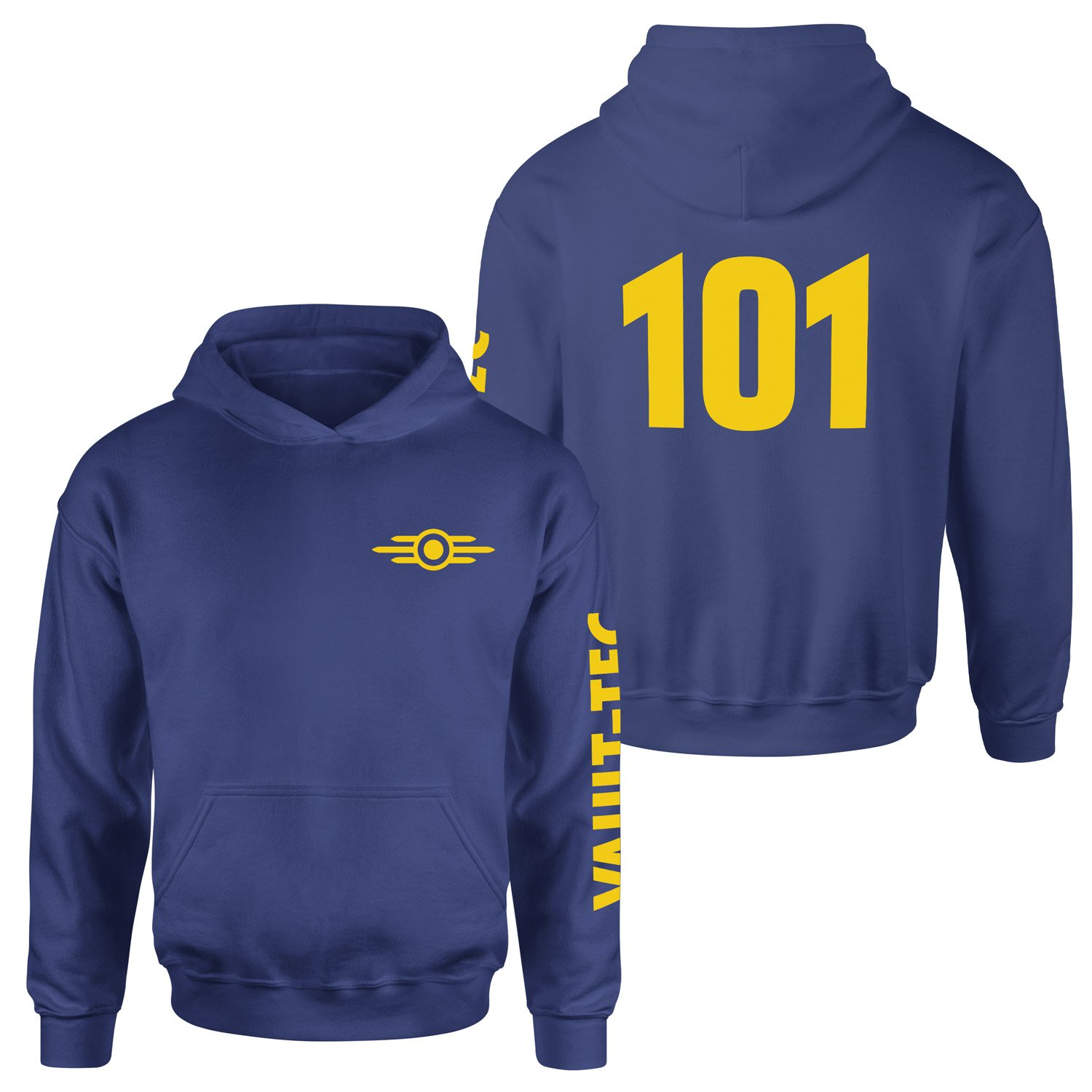 Vault 101 Dweller Hoodie M - İndigo Mavisi