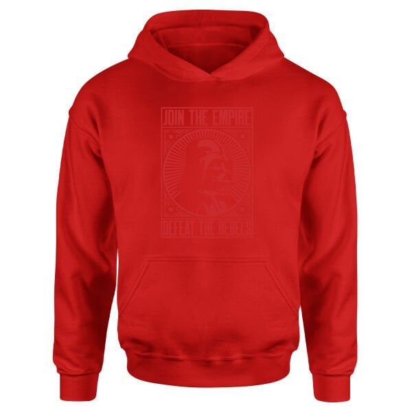 Join the Empire, Defeat the Rebels Hoodie XL - Kırmızı