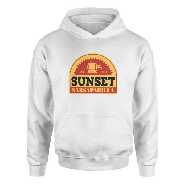 Sunset Sarsaparilla | Fallout Hoodie M - Beyaz