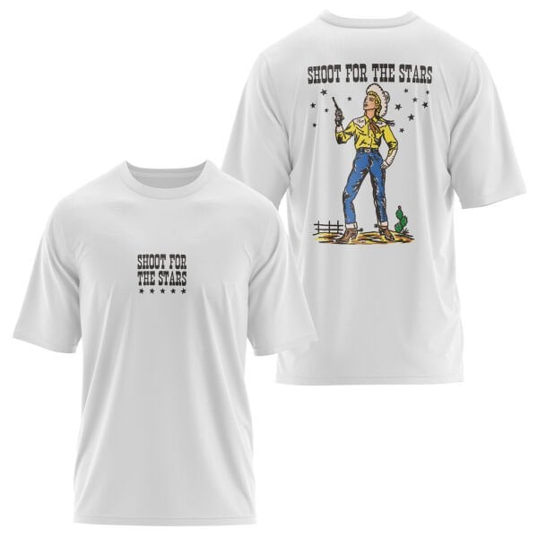 Shoot For The Stars Oversize Tişört