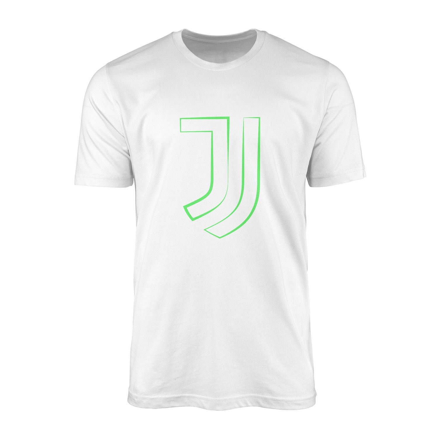 Juventus Green Strokes Tişört L - Beyaz