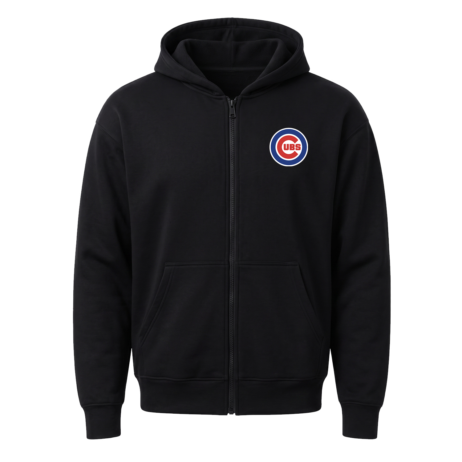 Chicago Cubs Fermuarlı Kapüşonlu Sweatshirt