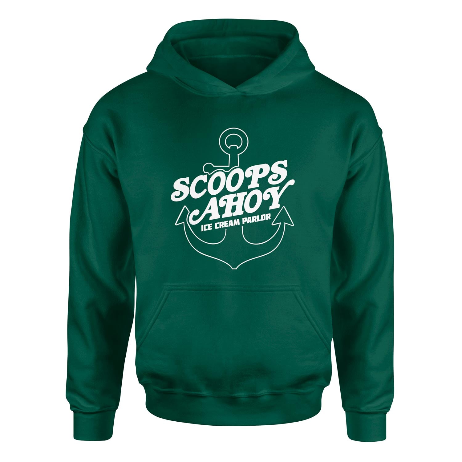 Scoops Ahoy Ice Cream Parlor Hoodie S - Nefti Yeşili