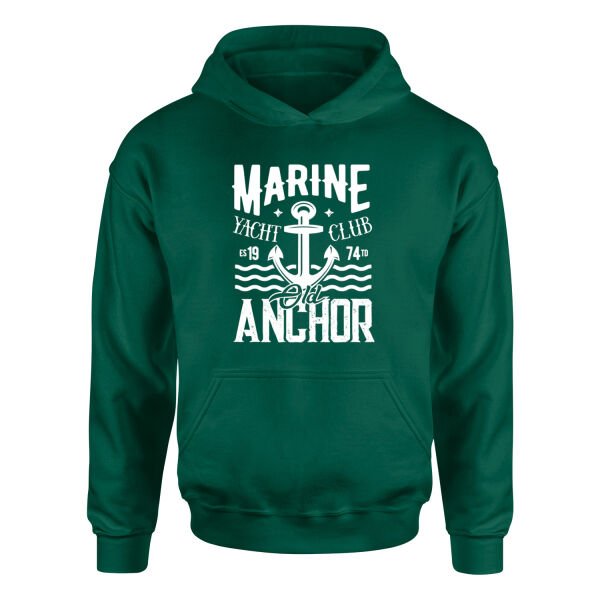 Old Anchor Hoodie L - Nefti Yeşili
