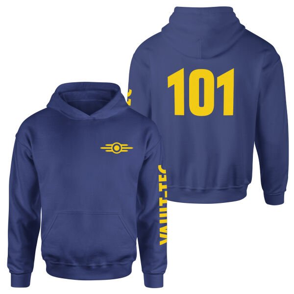 Vault 101 Dweller Hoodie XL - İndigo Mavisi