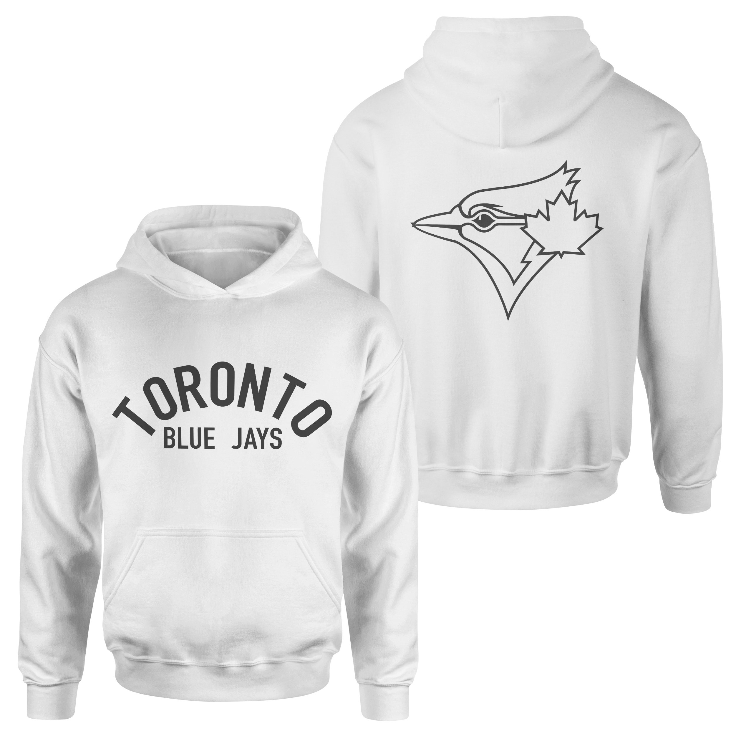 Toronto Blue Jays Muted Hoodie XL - Beyaz