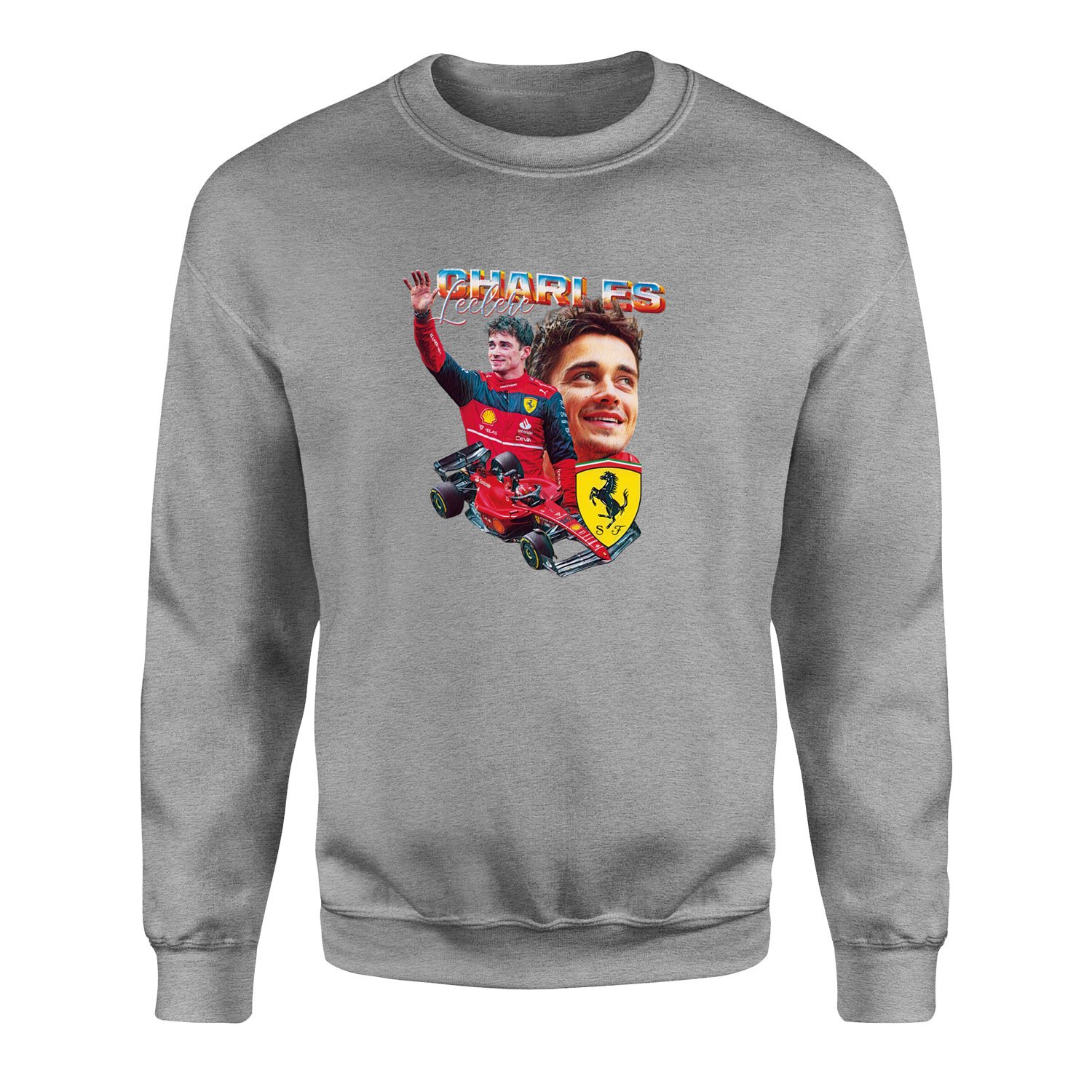 Charles Leclerc Sweatshirt XL - Gri