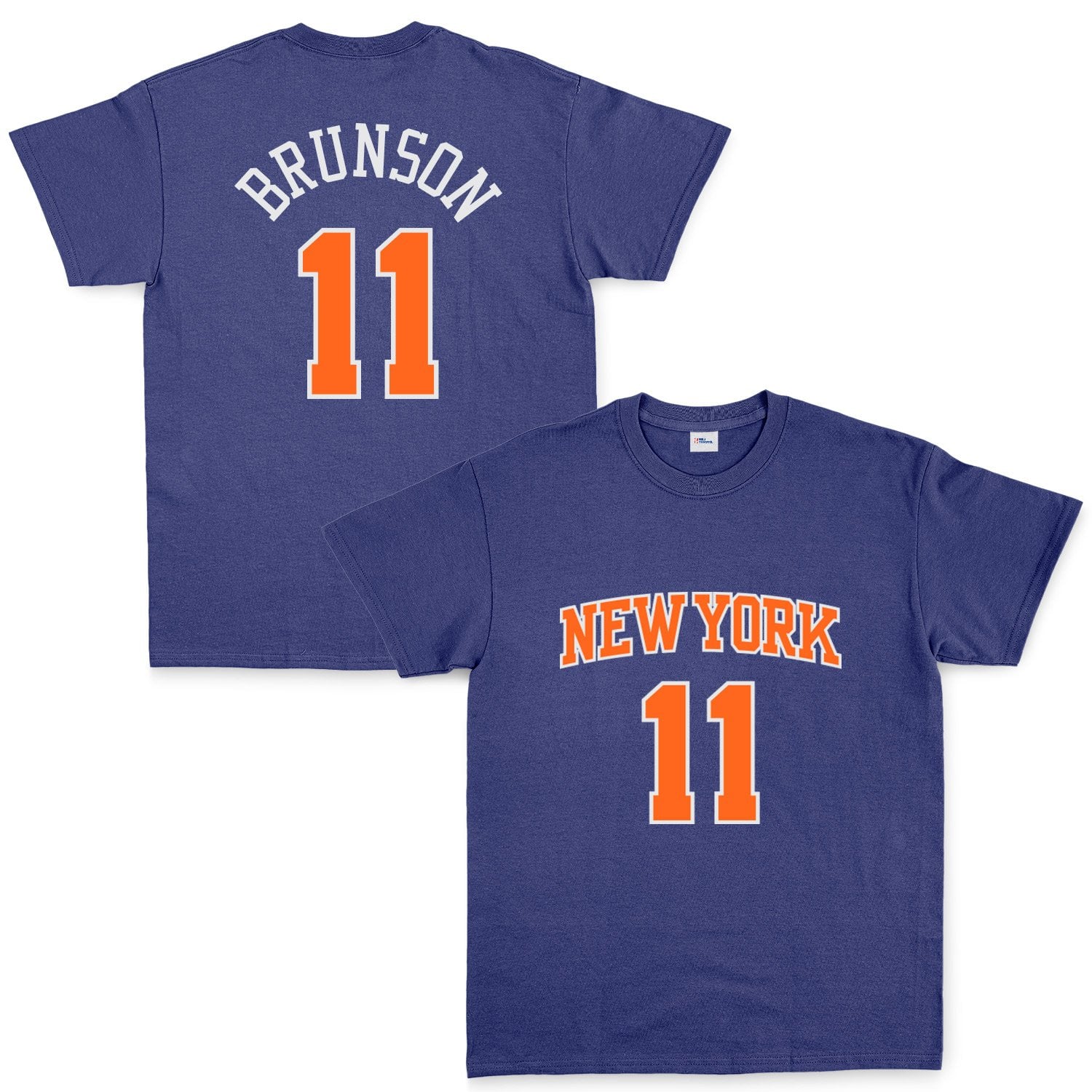 Jalen Brunson 11 New York Tişört XL - İndigo Mavisi