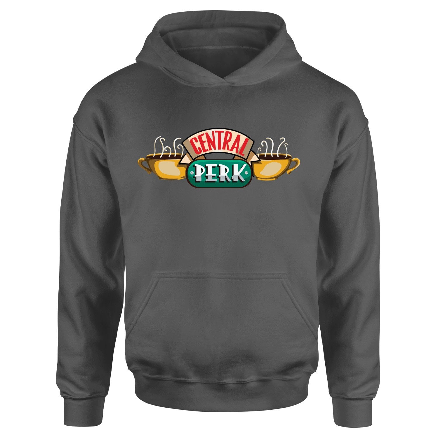 Central Perk Hoodie S - Füme