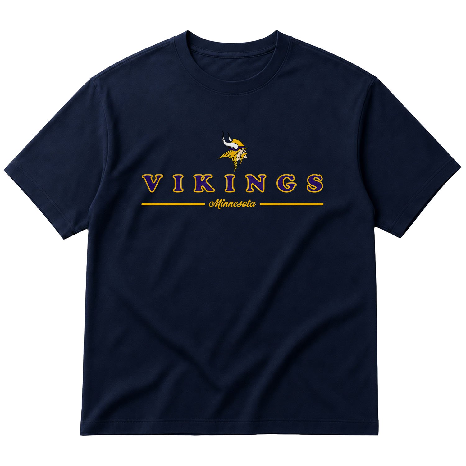 Minnesota Vikings L Oversize Tişört M - İndigo Mavisi
