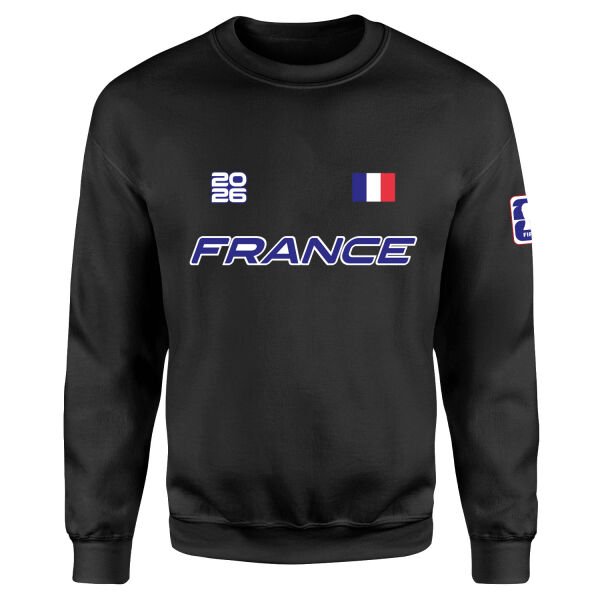 Fransa 2026 Sweatshirt M - Siyah