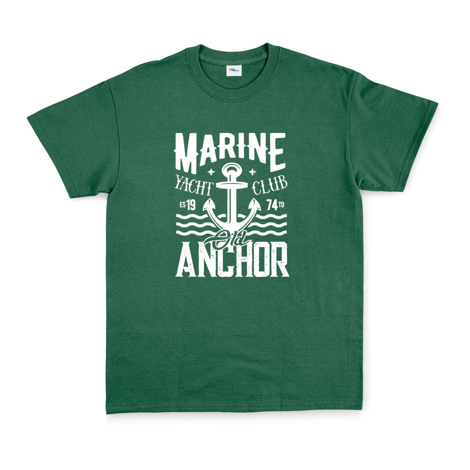 Old Anchor Tişört XXL - Nefti Yeşili