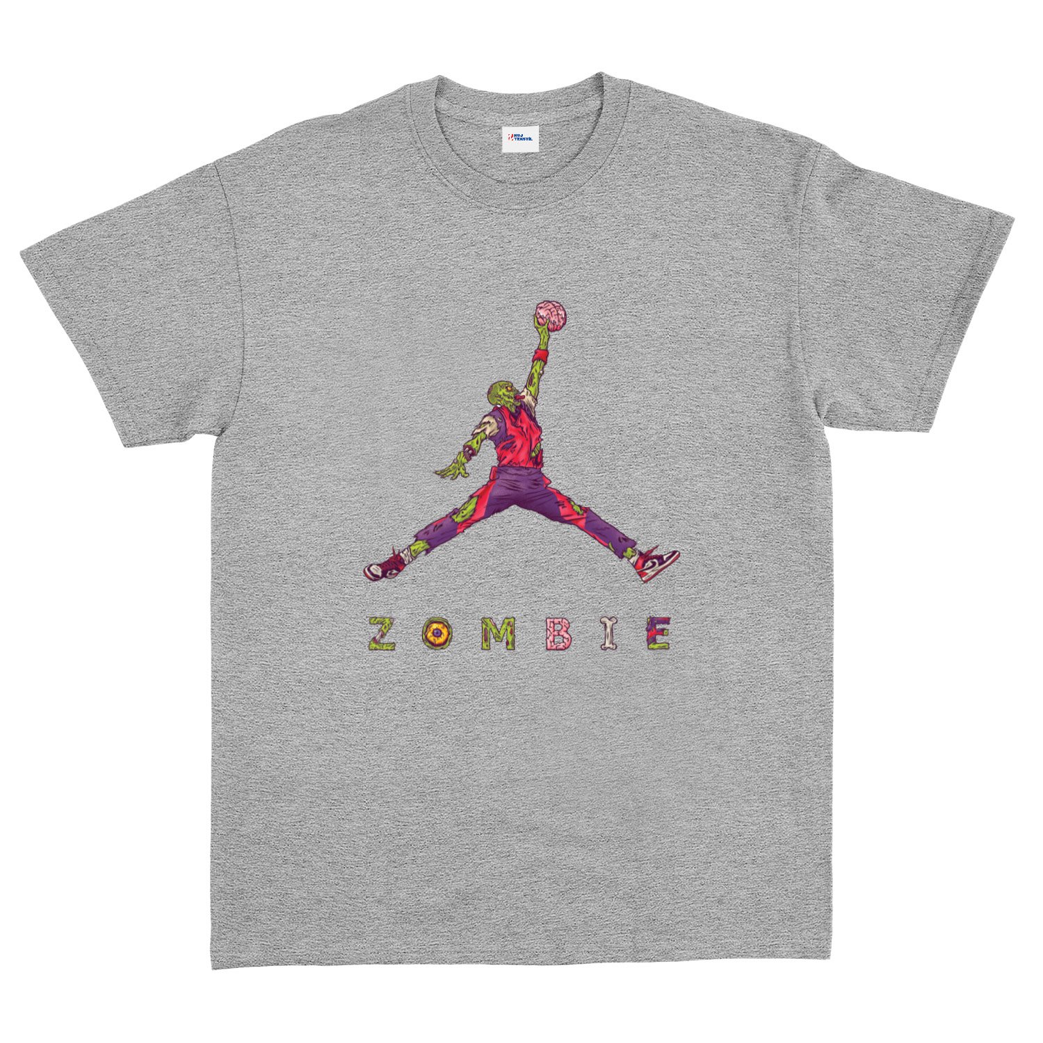 Air Jordan Zombie Tişört XL - Gri