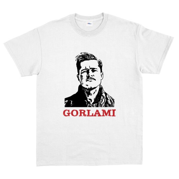 Gorlami | Brad Pitt Tişört M - Beyaz