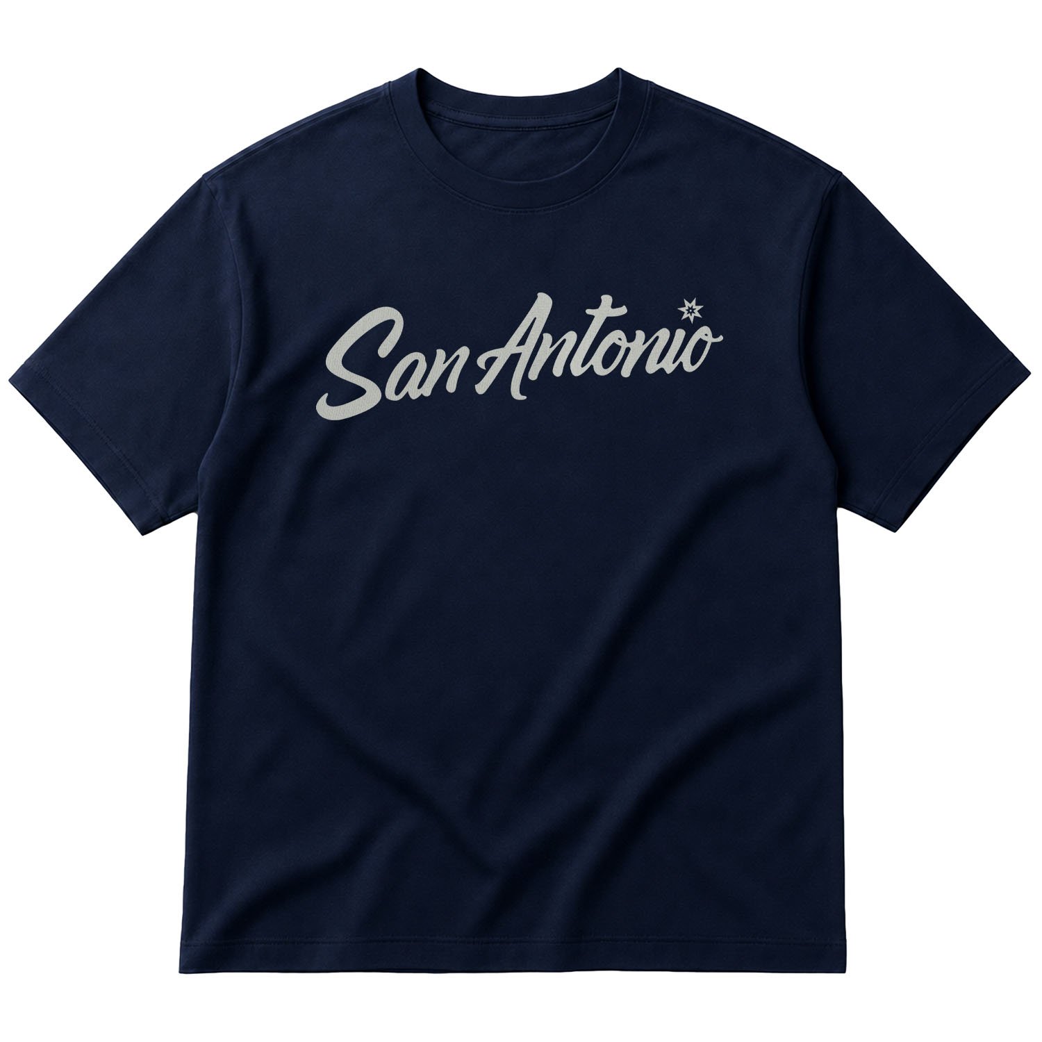 San Antonio Oversize Tişört L - İndigo Mavisi