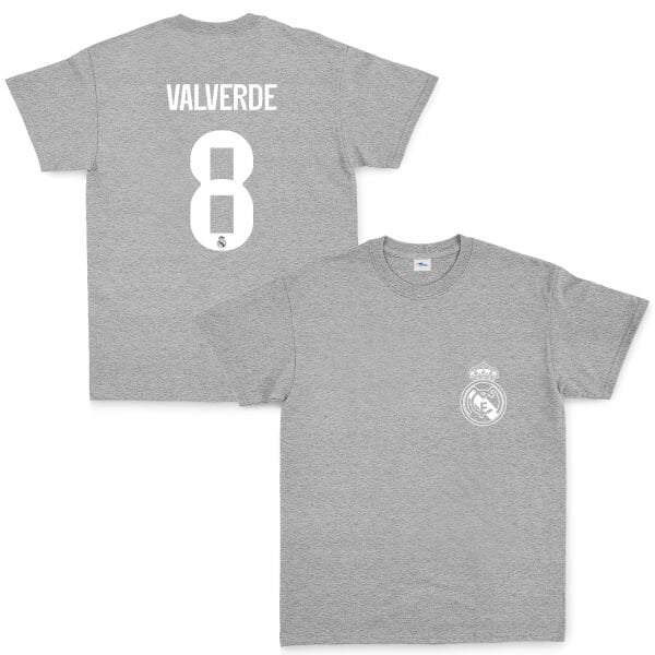 Federico Valverde RM BL Forma Tişört S - Gri