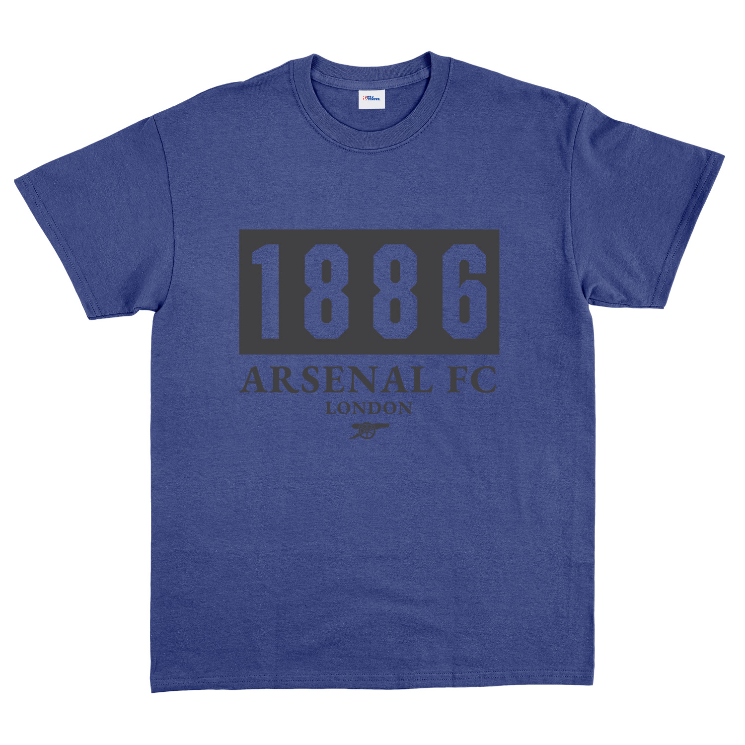Arsenal Football Club 1886 Tişört XXL - İndigo Mavisi