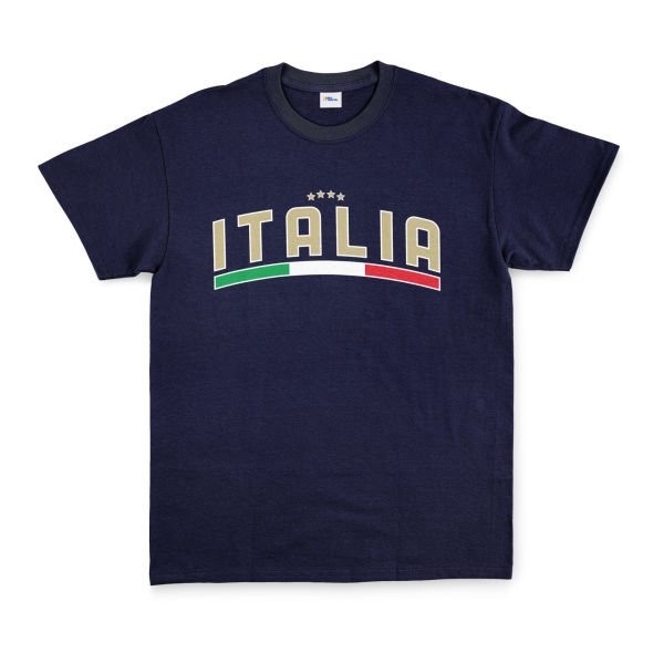 Italia Tricolore Tişört XL - İndigo Mavisi