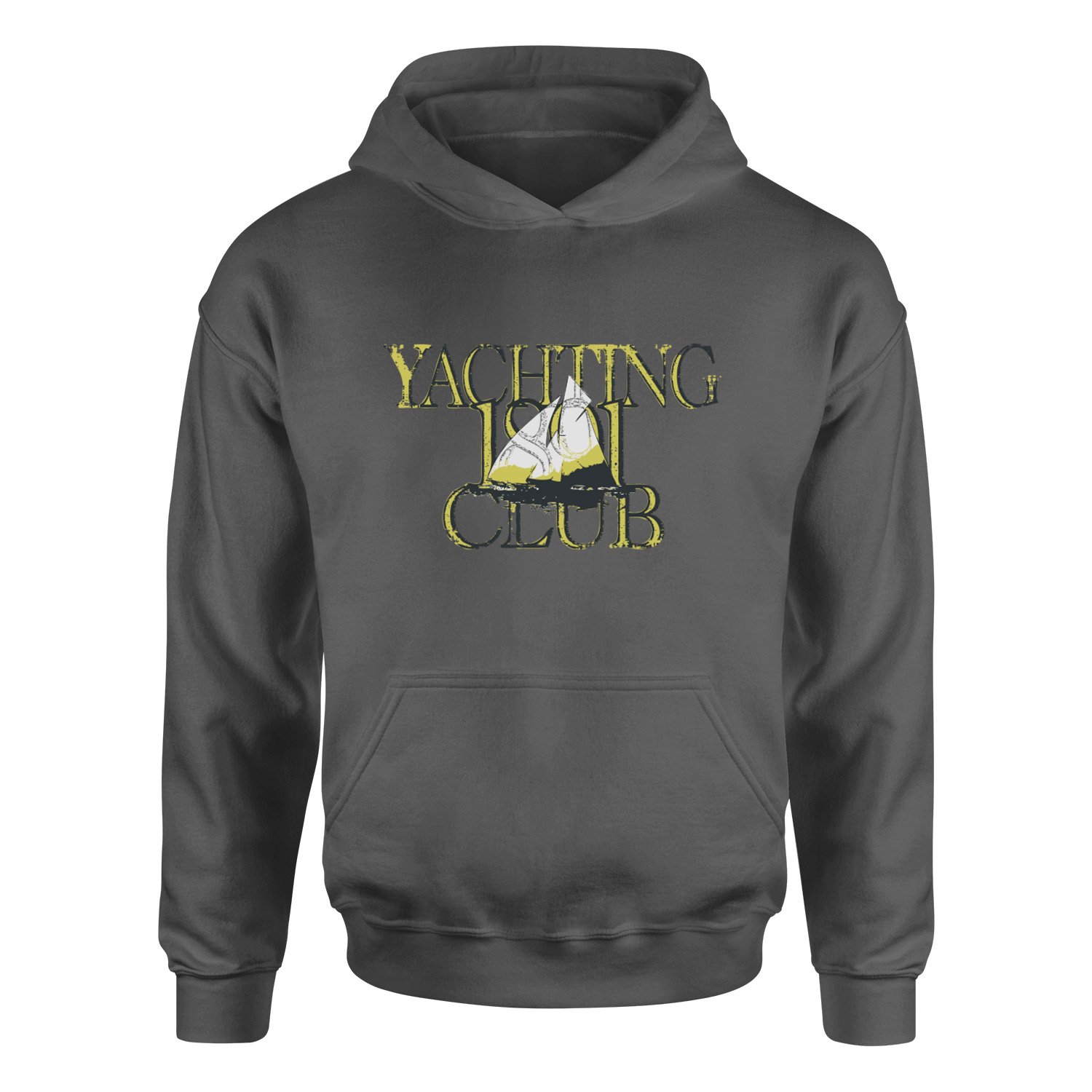 Yachting 1891 Club Hoodie L - Füme