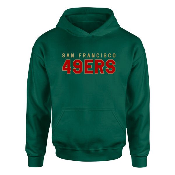 San Francisco 49ERS 25 Hoodie M - Nefti Yeşili