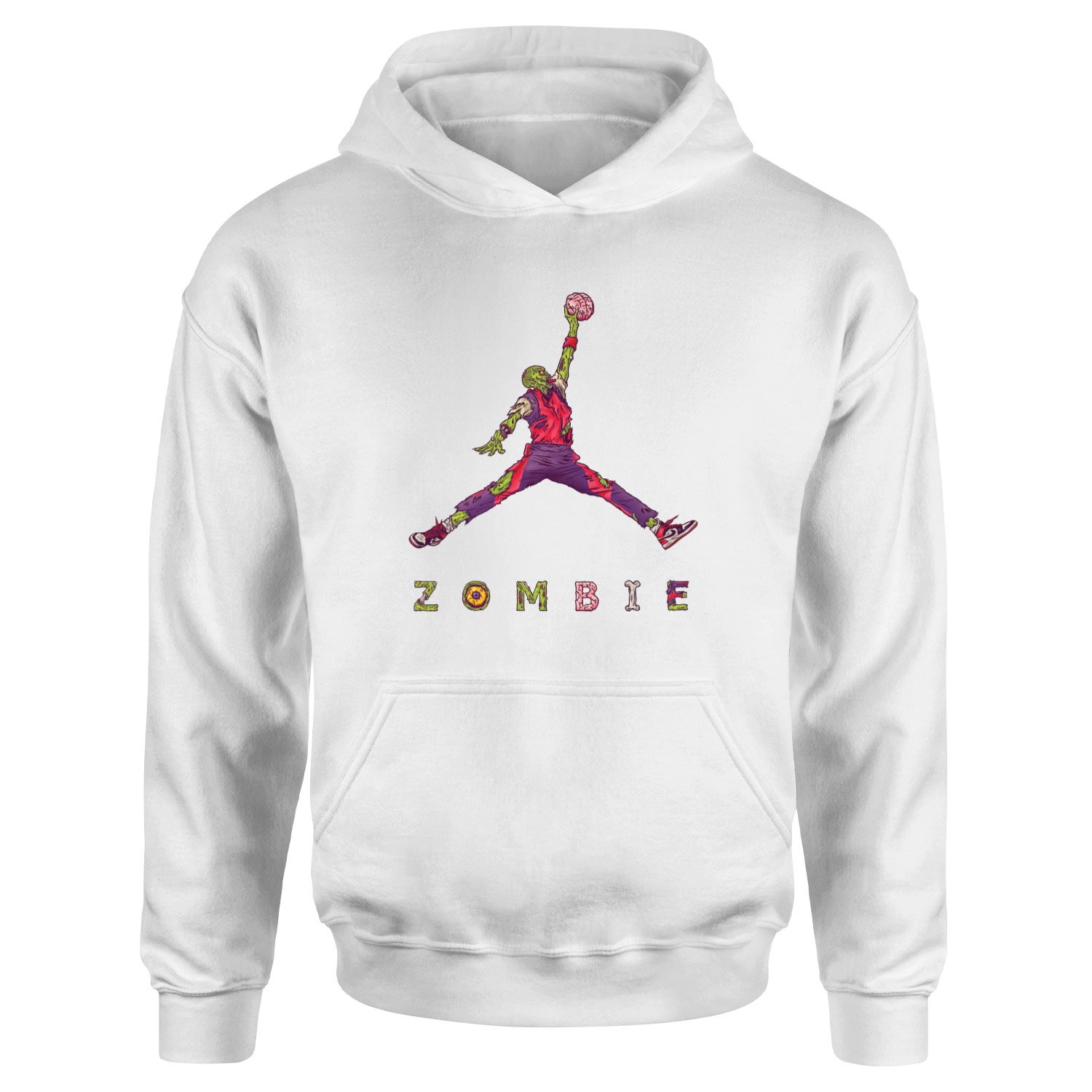 Air Jordan Zombie Hoodie L - Beyaz