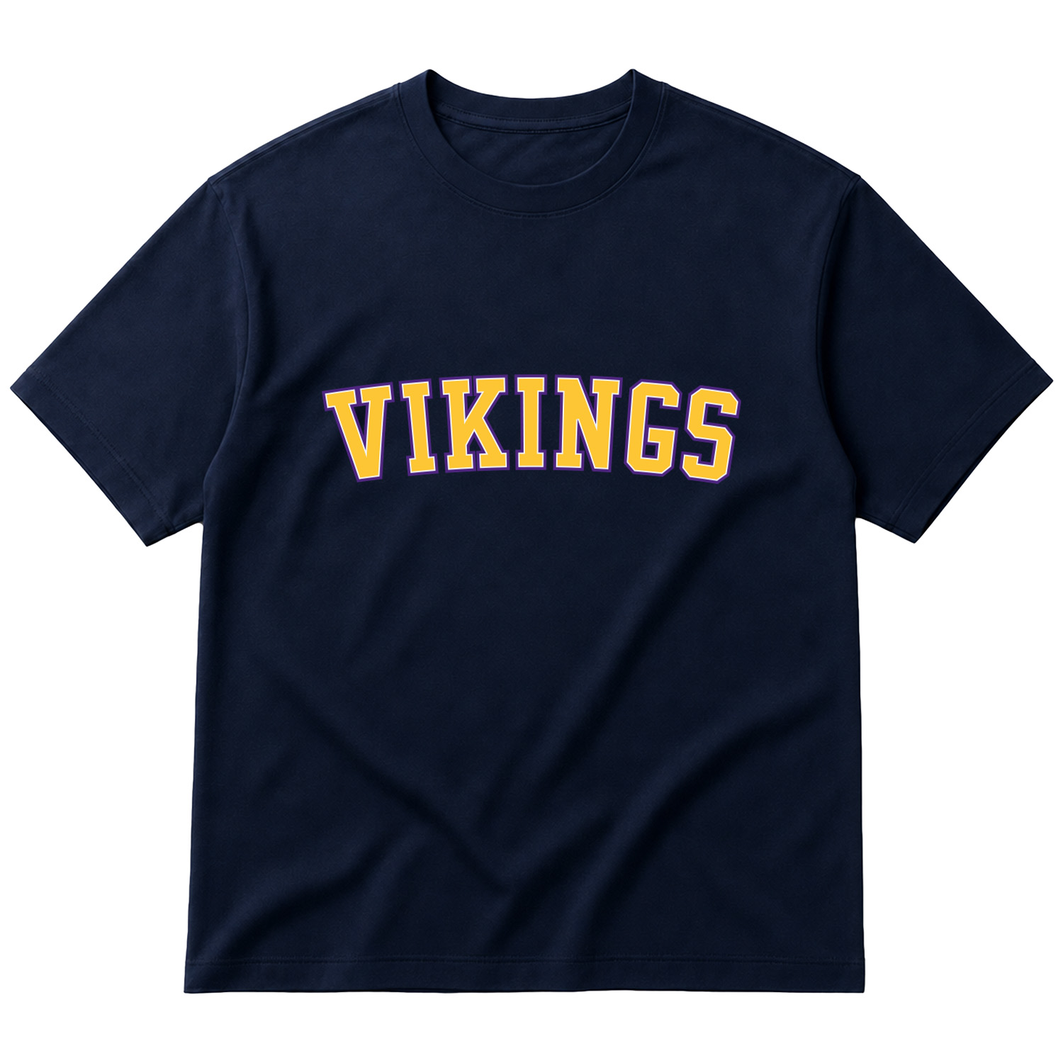 The VIKINGS Oversize Tişört S - İndigo Mavisi