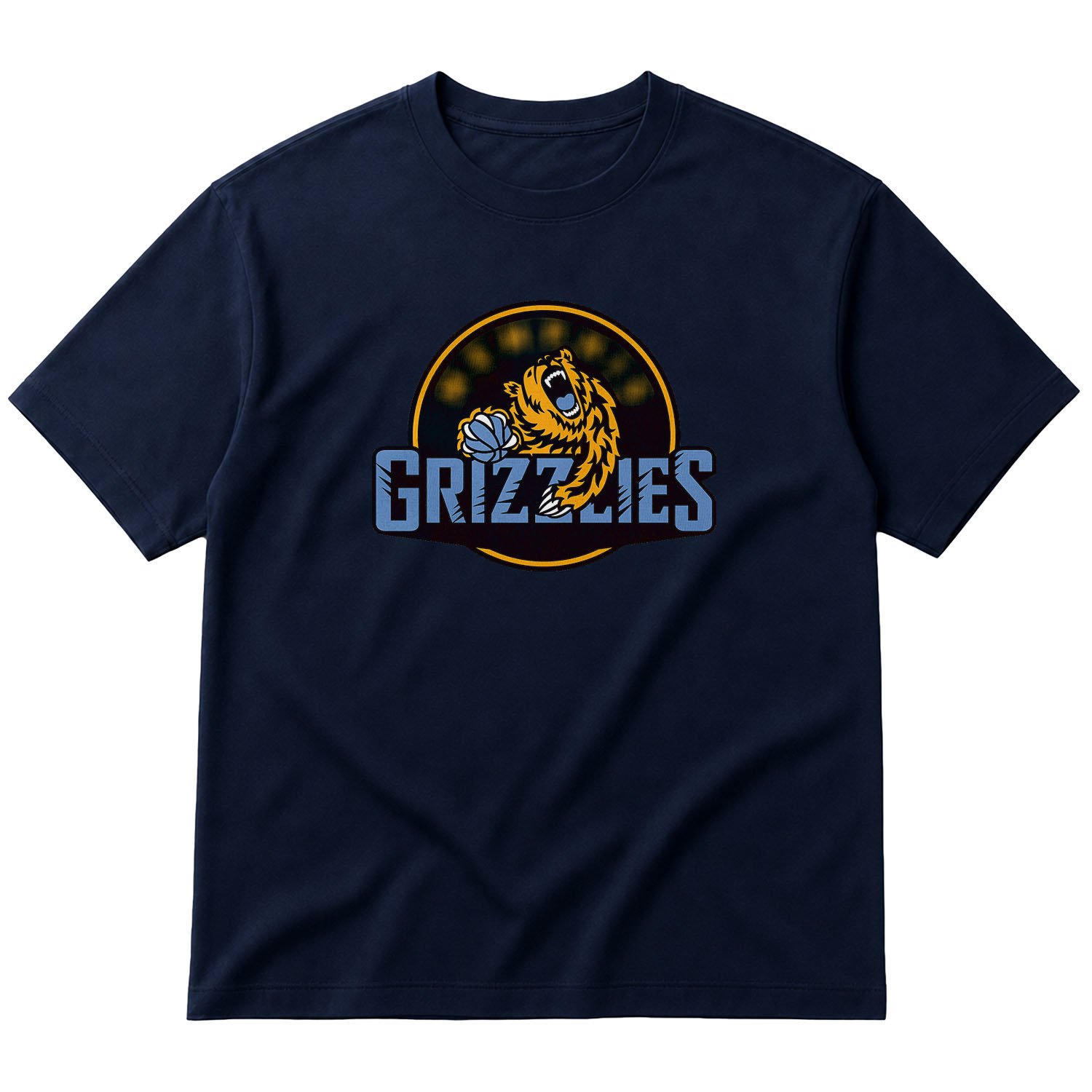 Grizzlies Oversize Tişört M - İndigo Mavisi