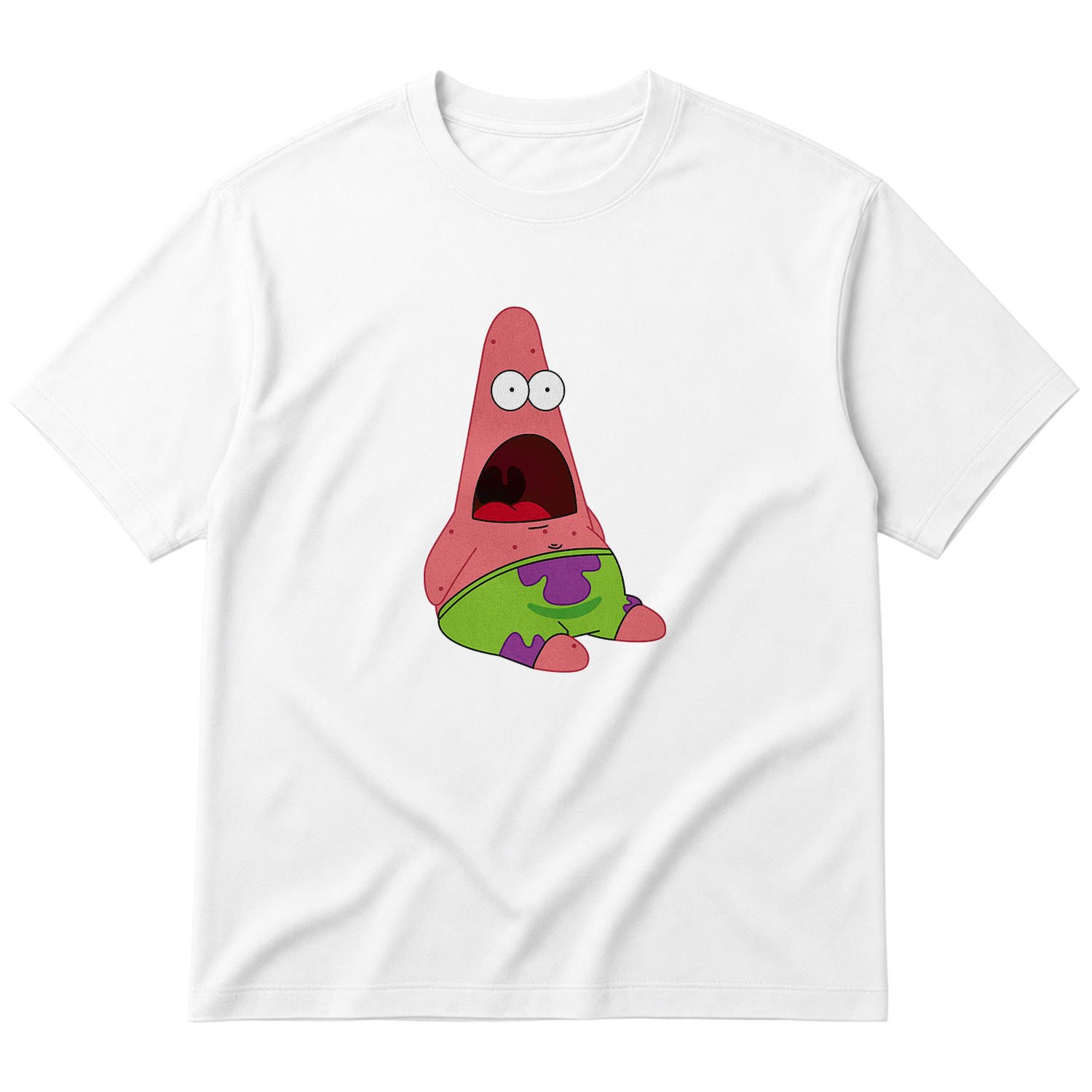 Patrick Oversize Tişört XL - Beyaz
