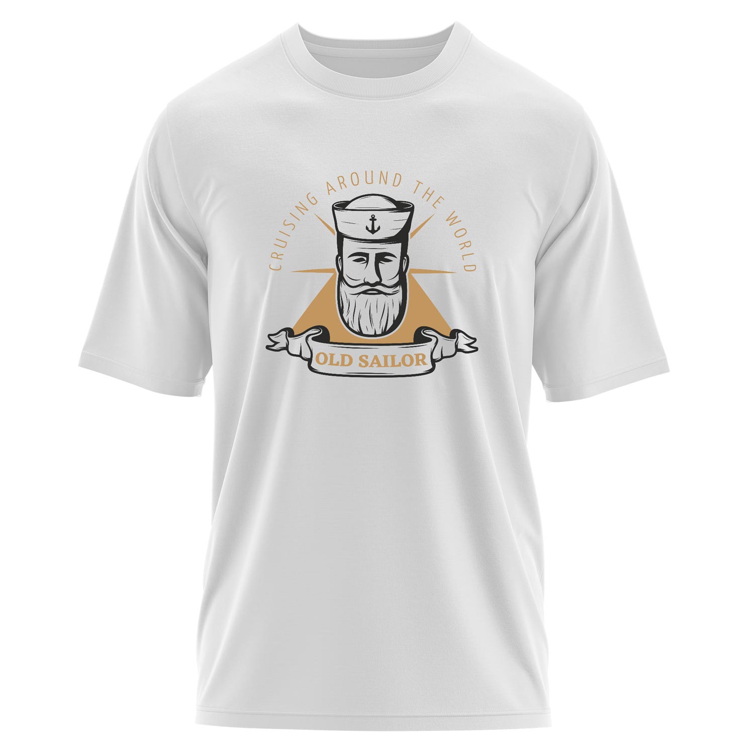 Old Sailor Oversize Tişört M - Beyaz