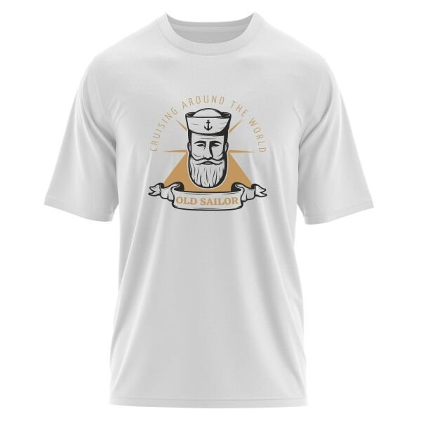 Old Sailor Oversize Tişört M - Beyaz