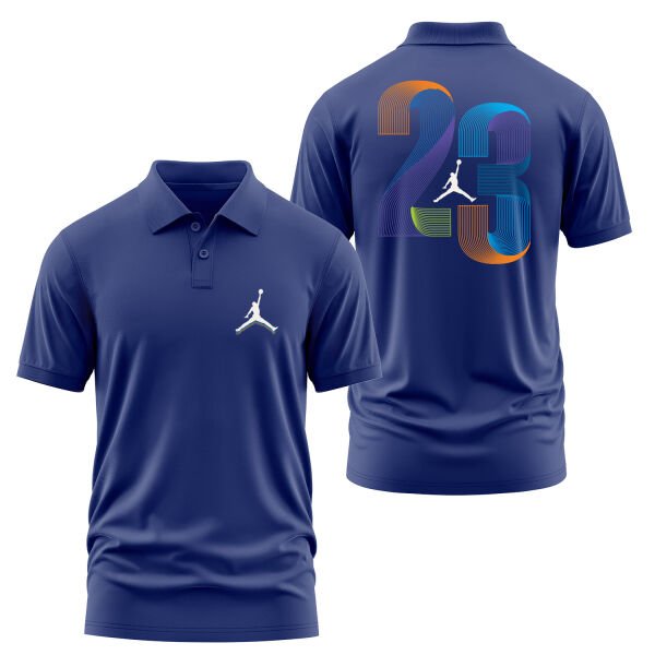 Air Jordan LC Polo Tişört M - İndigo Mavisi