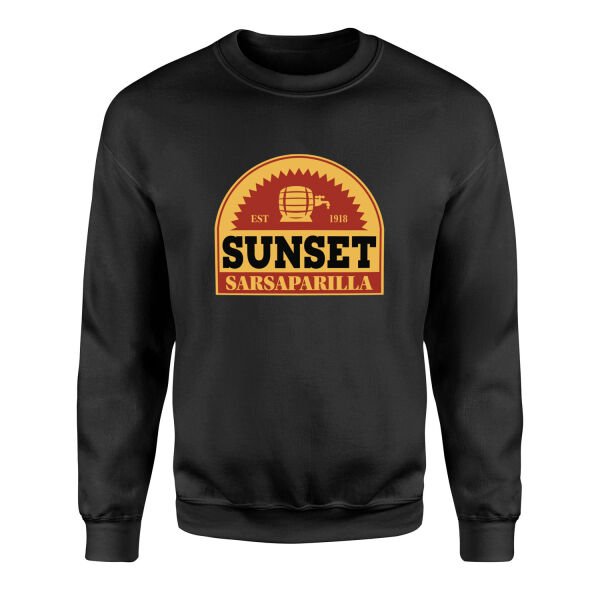Sunset Sarsaparilla | Fallout Sweatshirt XXL - Siyah