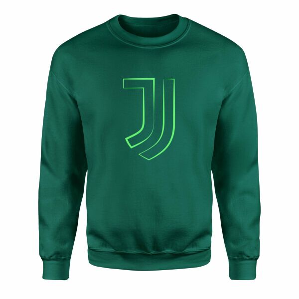 Juventus Green Strokes Sweatshirt XXL - Nefti Yeşili