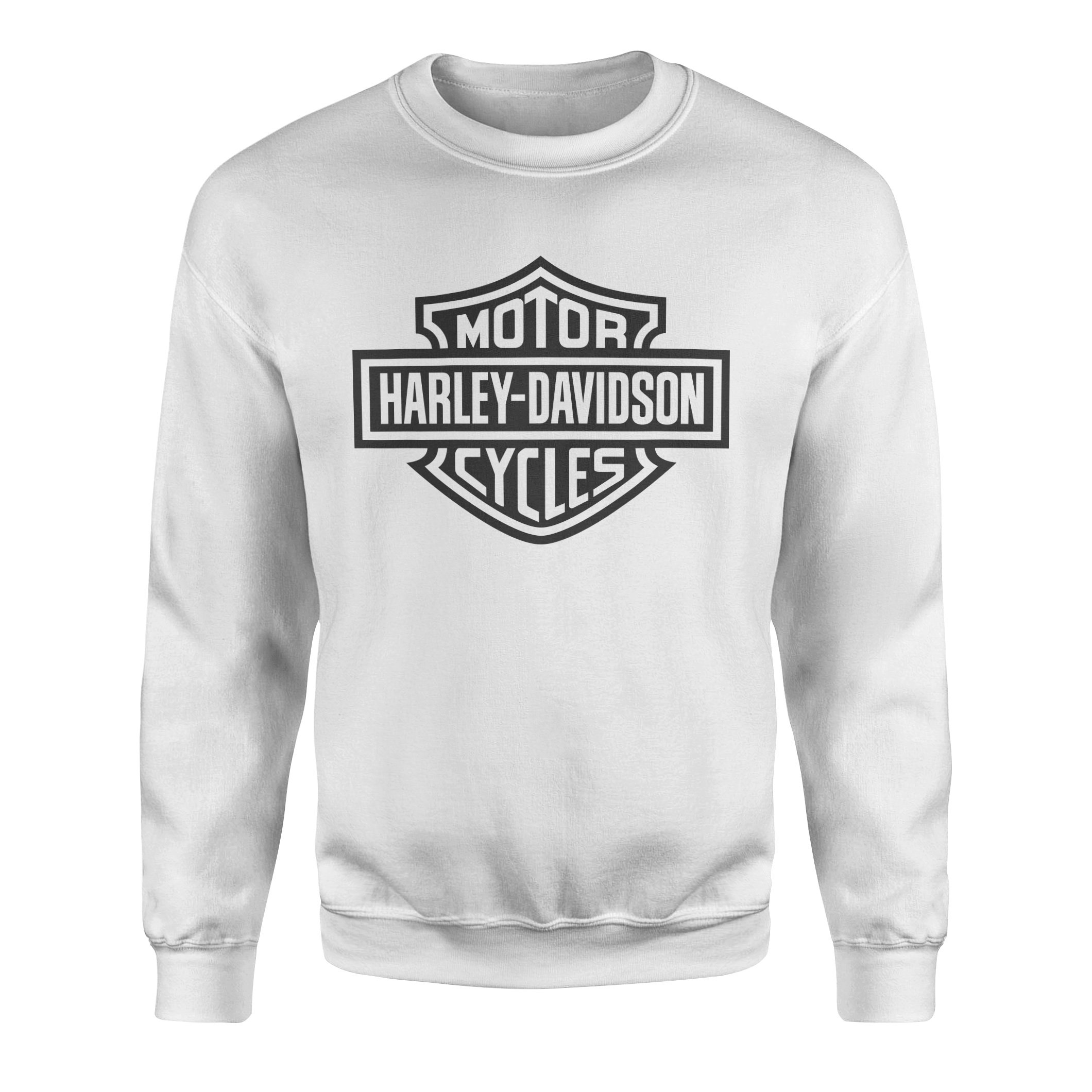 Harley-Davidson Shield B Sweatshirt L - Beyaz