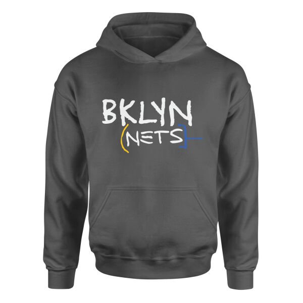 BKLYN Basquiat Hoodie M - Füme