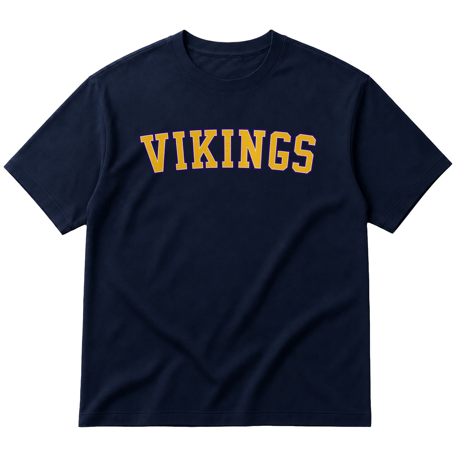 The VIKINGS Oversize Tişört M - İndigo Mavisi