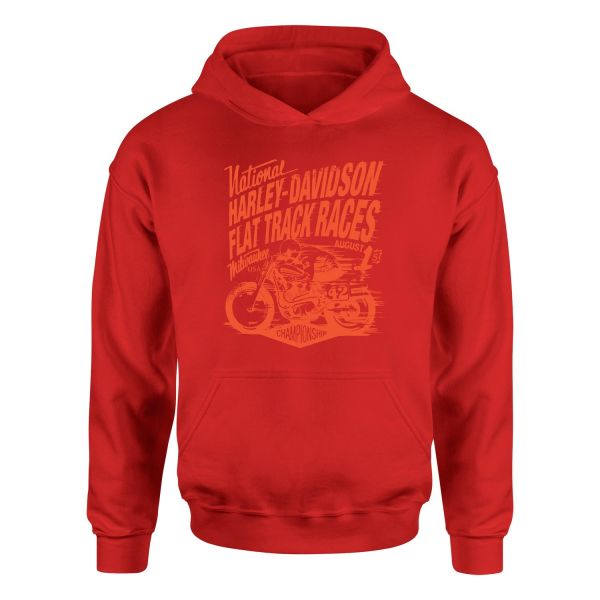 Harley-Davidson XIII Hoodie XL - Kırmızı