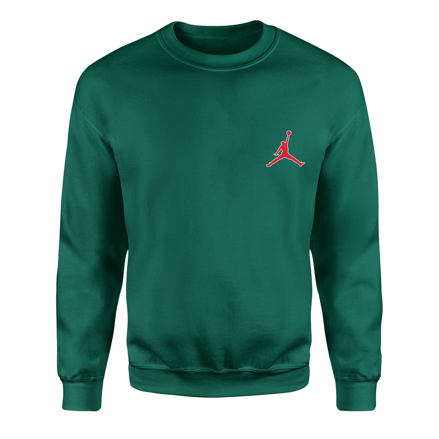 Air Jordan Red Stroked Sweatshirt XXL - Nefti Yeşili