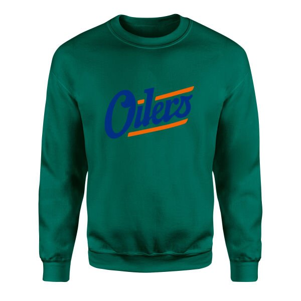 Edmonton Oilers Shield Sweatshirt S - Nefti Yeşili