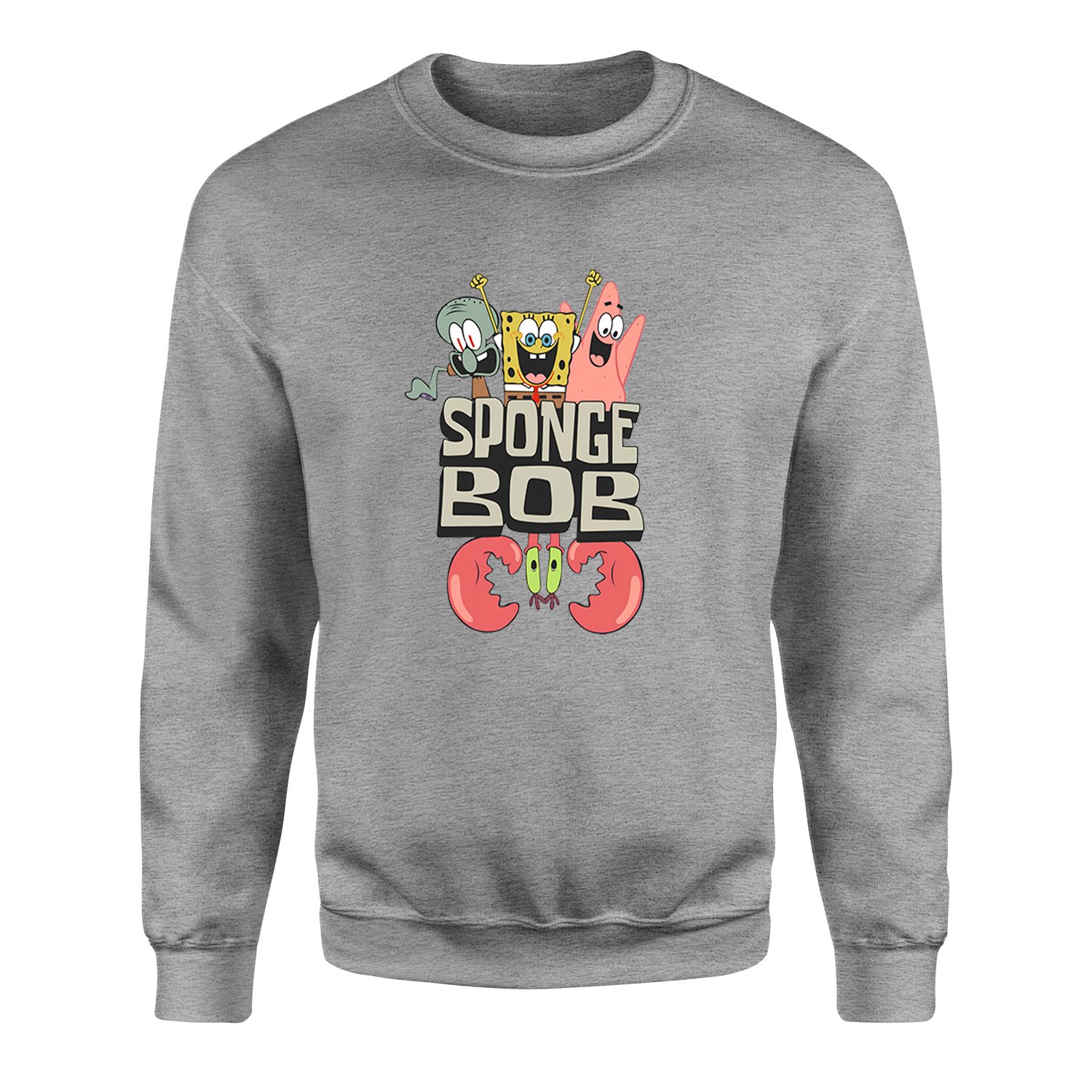 Sünger Bob Sweatshirt XXL - Gri