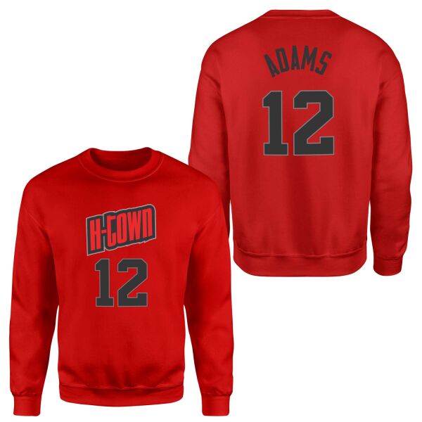 Steven Adams 12 City Edition Forma Sweatshirt S - Kırmızı