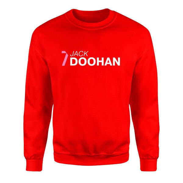 Jack Doohan 7 Sweatshirt XL - Kırmızı