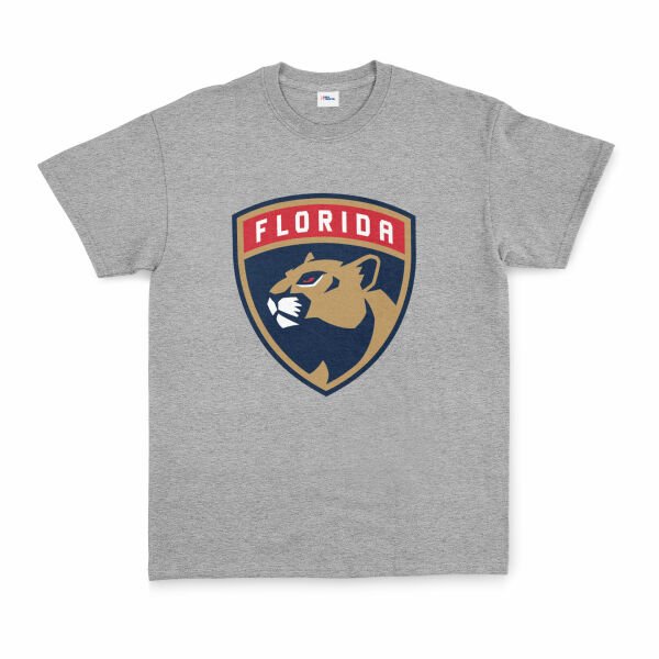Florida Panthers Shield Tişört XL - Gri