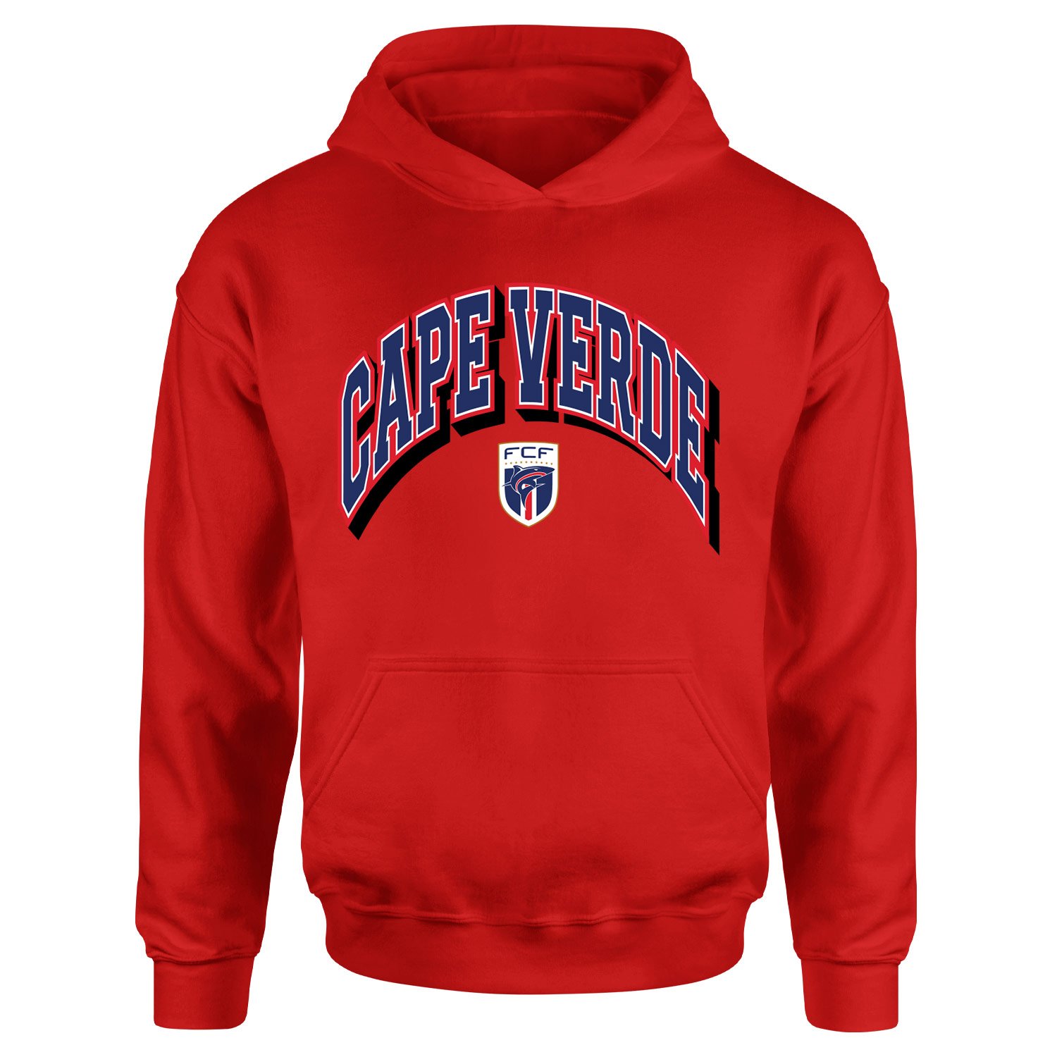Cape Verde 2026 Varsity Hoodie S - Kırmızı